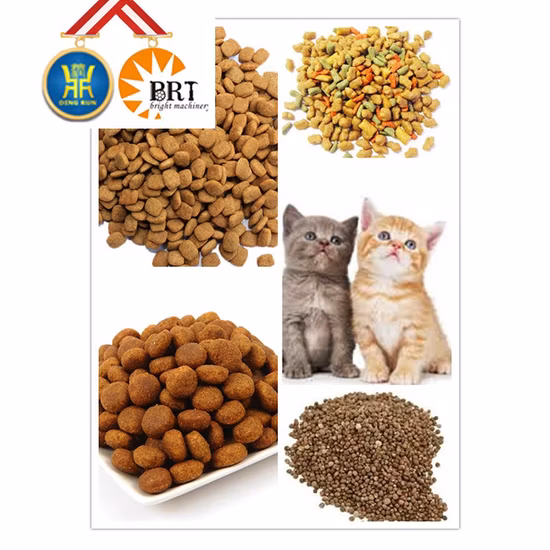 Máquina de produção de pelotas de ração para peixes, animais de estimação, gatos, animais de estimação, linha de extrusão para processamento de alimentos