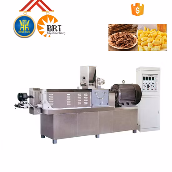 Linha de produção automática completa de alta velocidade da máquina do alimento do petisco do sopro do milho 3D